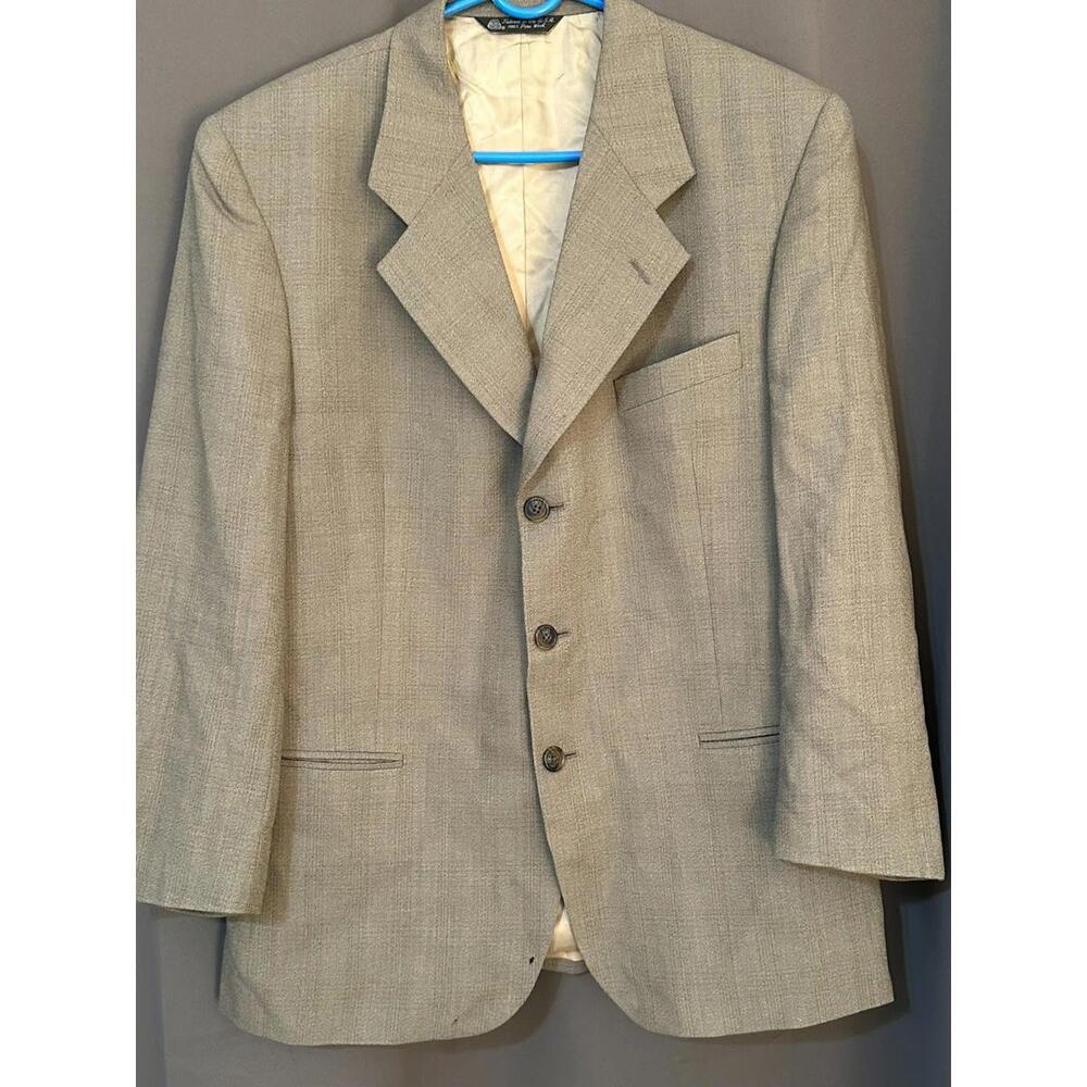 Christian Dior Monsieur Gray Wool Blazer 38R